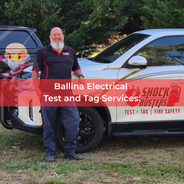 Electrical Test and Tag Services in Ballina NSW | Shockbusters Mobile Service Vehicle on site in Ballina