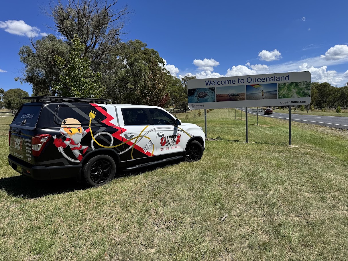 Shock Busters Mobile Electrical Test and Tag Team on the Gold Coast