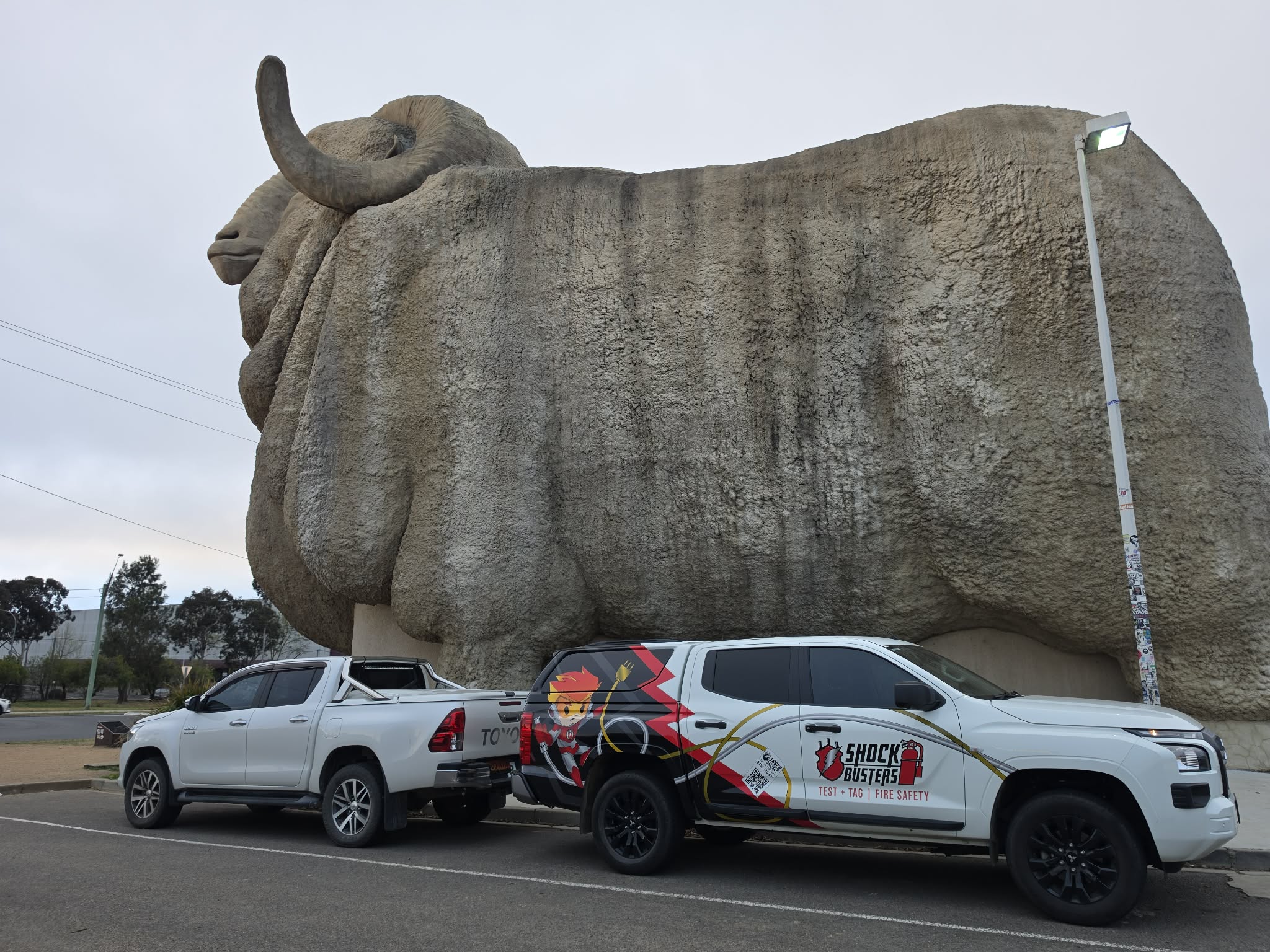 shock busters test and tag vehicle in goulburn