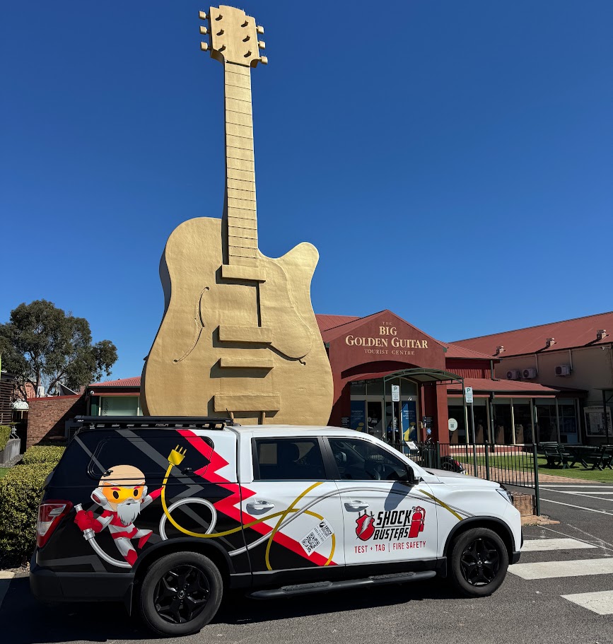 shock busters vehicle at the golden guitar in tamworth new england region nsw