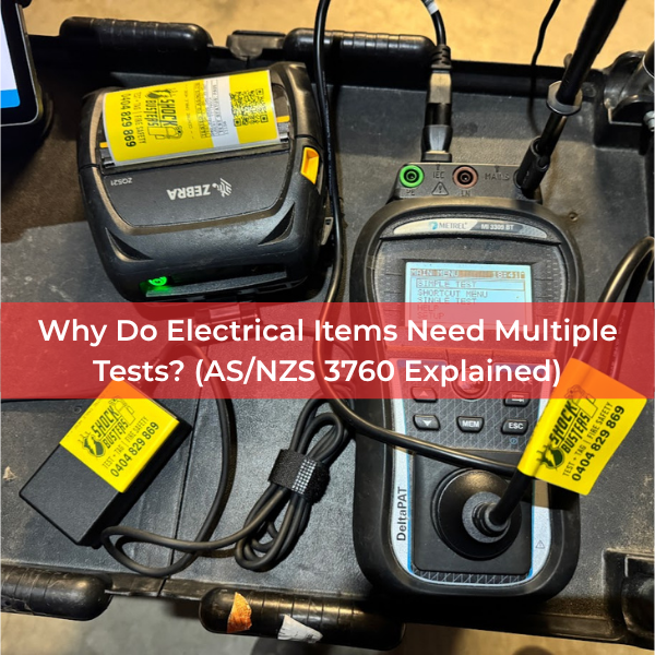 Shock Busters Test and Tag - NSW and South East QLD - The Difference Between Tagged Equipment and Tested Equipment