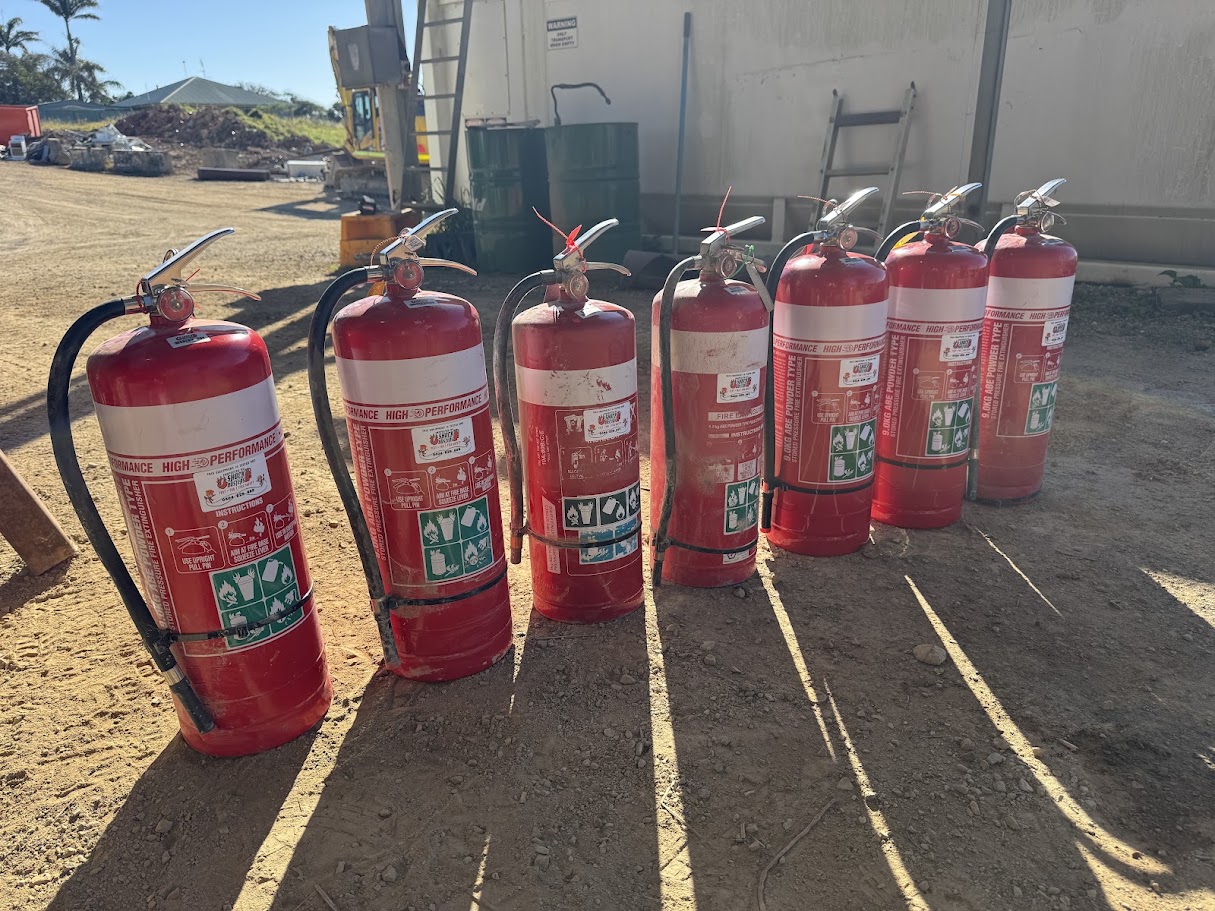 Fire extinguisher servicing on site in NSW and ACT